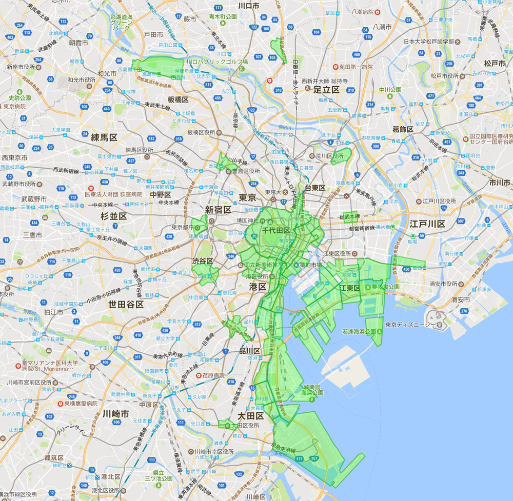 東京23区ハザードマップまとめ 地震危険度 津波 液状化 倒壊 土砂崩れ マンションくらし研究所