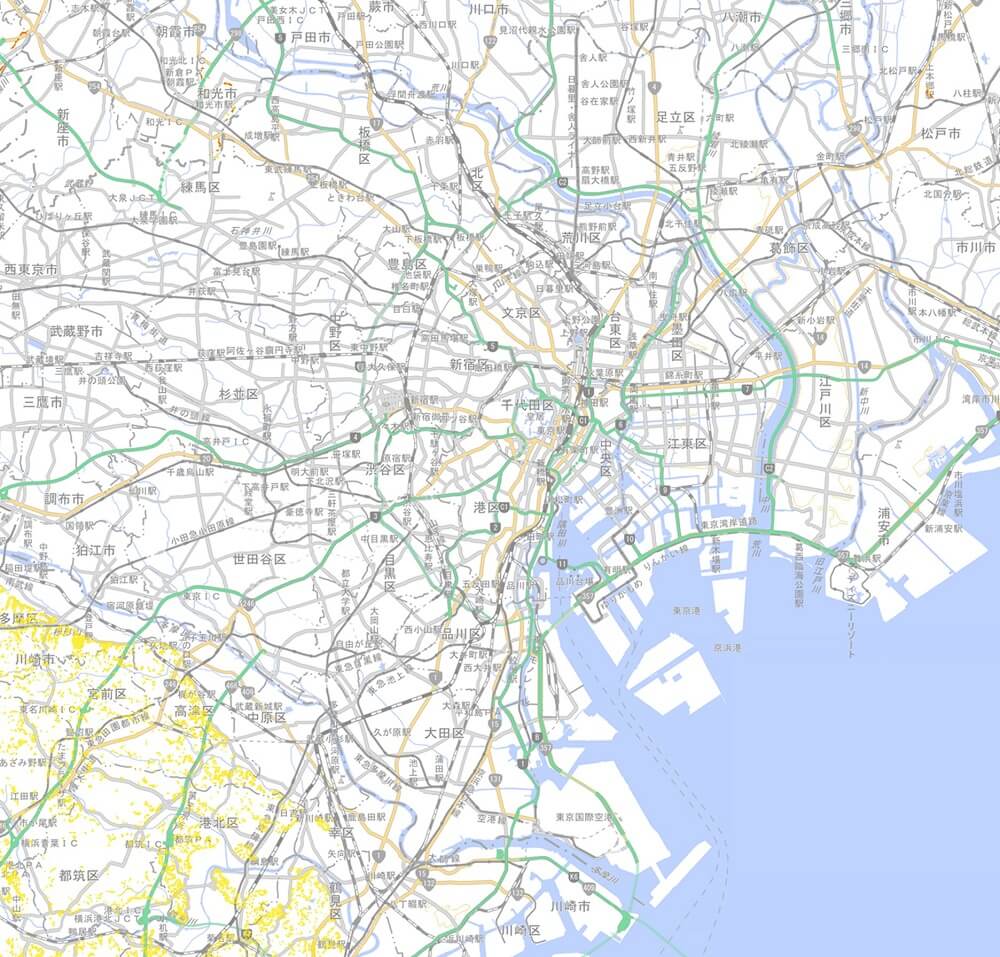 東京23区-土砂災害マップ