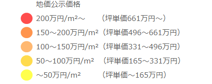 保存版 東京の地価 推移 上昇率マップ 土地価格ランキング 駅ごと マンションくらし研究所