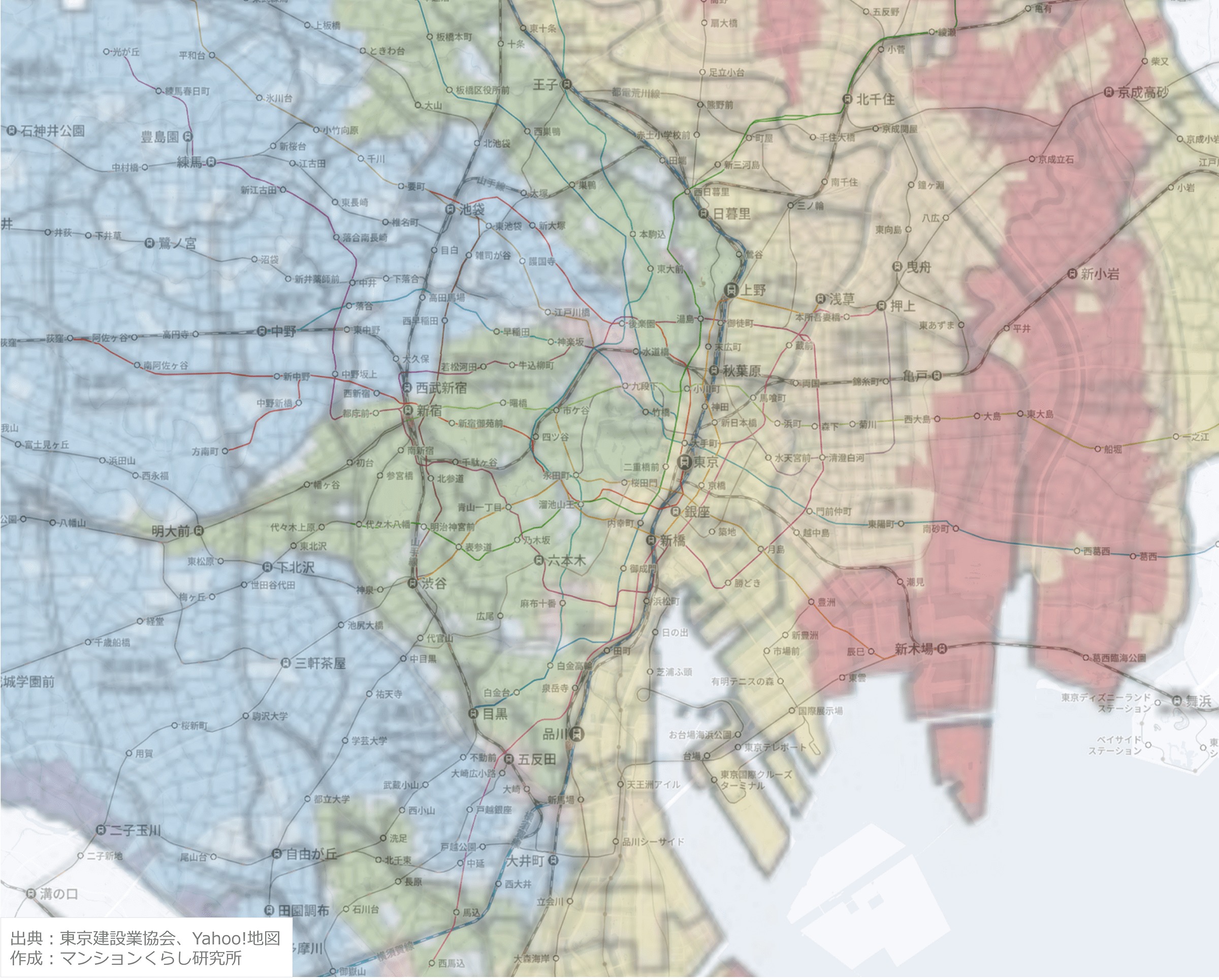 東京23区_地盤マップ